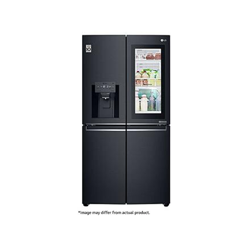 LG 889L Craft Ice 4 Door InstaView Door-in-Door Fridge - Matte Black (Photo: 4)